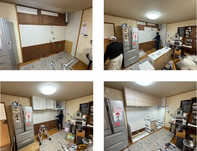 システムキッチン入替工事