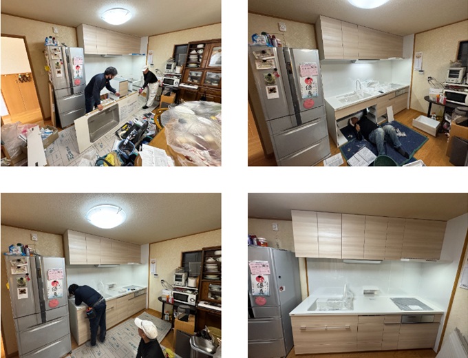 システムキッチン入替工事