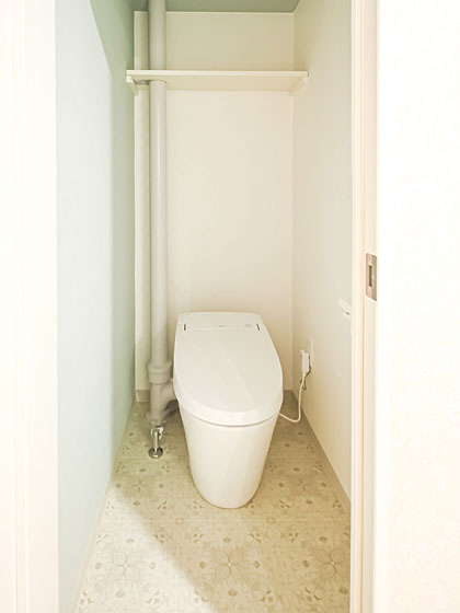 施工後:トイレ