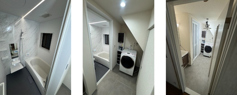 浴室　洗面　施工後