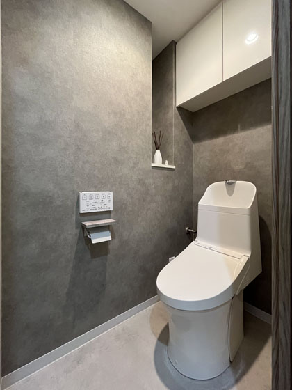 施工後：トイレ