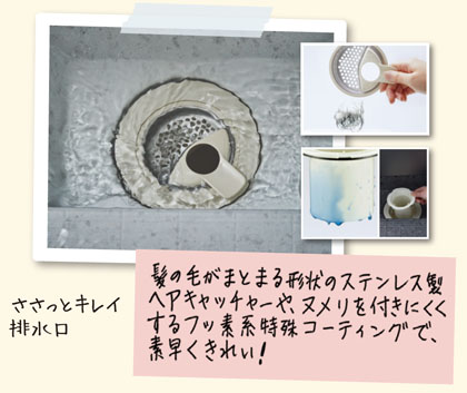 さっさとキレイ排水口