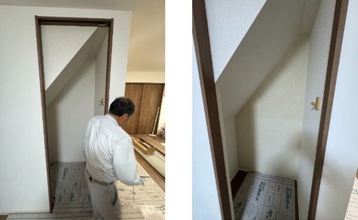 階段下収納施工前