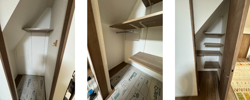 階段下収納施工後