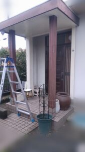 玄関ポーチ 施工前
